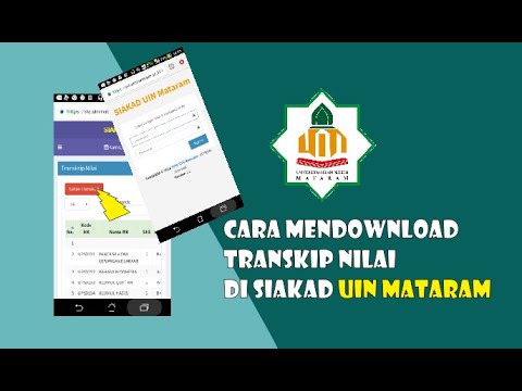 CARA MENDOWNOAL TRANSKIP NILAI DI SIAKAD UIN MATARAM (Tutorial)