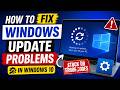 How to Fix Windows Update Problems in Windows 10 (Stuck or Error Codes)
