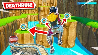 This Deathrun Adventure has FIVE worlds to beat! (Fortnite Creative)