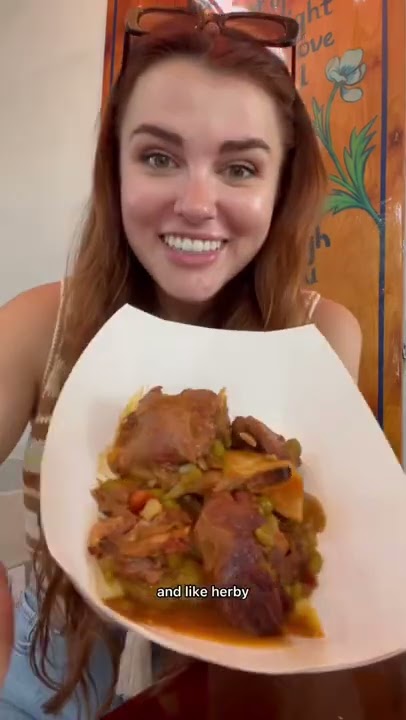 Trying Haitian food for the first time @ Naomi’s Garden in Miami! #shorts #haiti #miami #eating