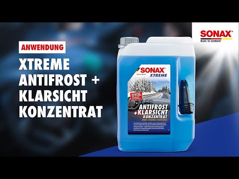 Anwendung SONAX XTREME AntiFrost+KlarSicht Konzentrat 