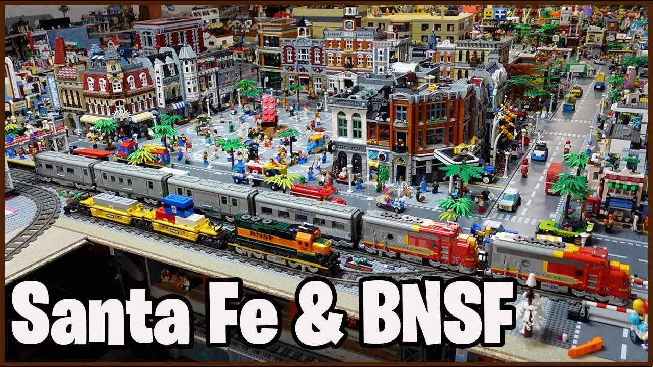 Die schönsten LEGO ZÜGE überhaupt?🚂 Santa Fe & Burlington Northern Santa Fe🚉 🚞 ☆ Lego City 224