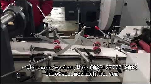 NY-400-4C V bottom Paper Bag Machine With 4 colors printing Units Inline