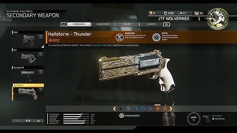 HAILSTORM THUNDER (Infinite Warfare Gun Variants)
