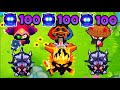 How Far Can You Get With MAXED OUT Paragons + 3 Vengeful Adoras in BTD6 COOP