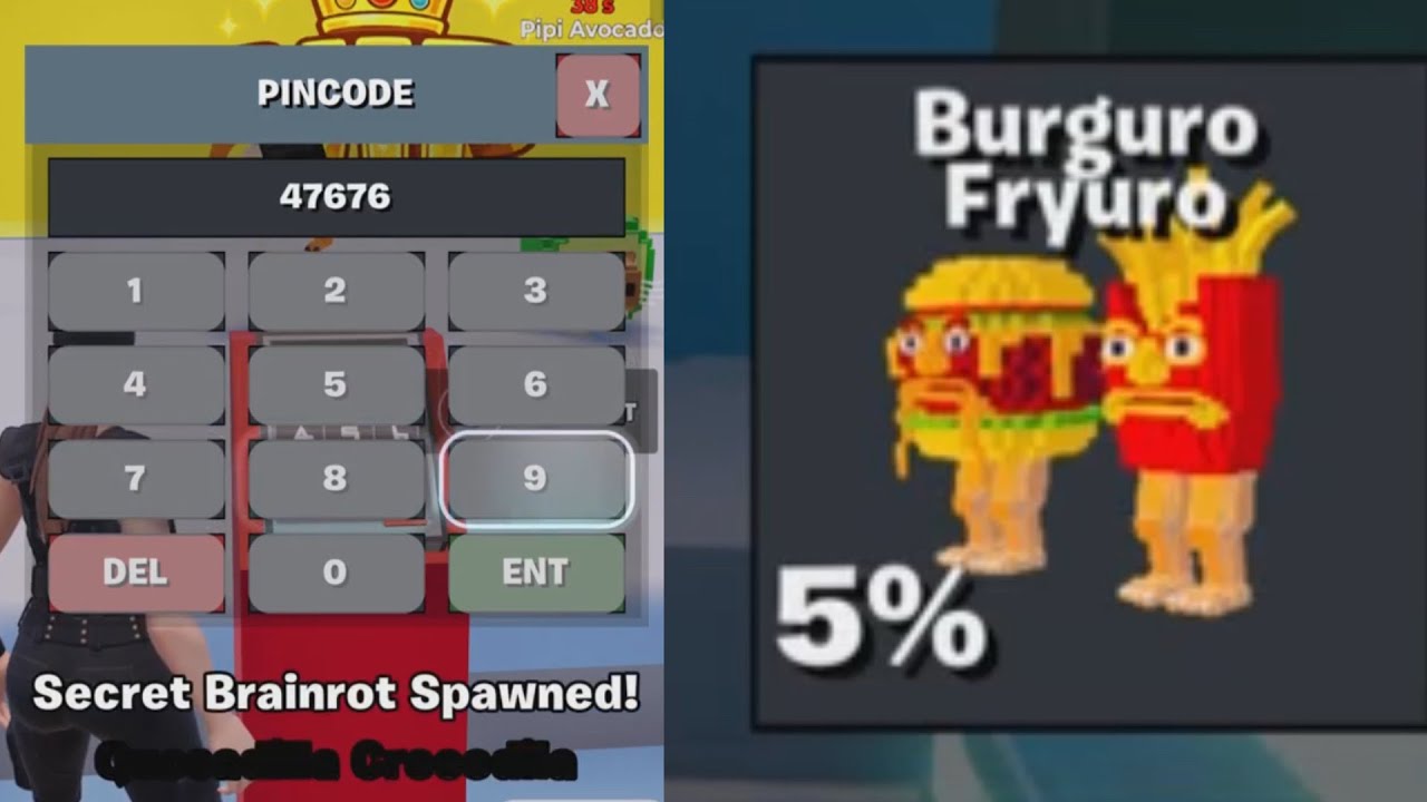 NEW SECRET BRAINROT SPAWNED CODES GO UP FOR BRAINROTS FORTNITE ALL NEW ...