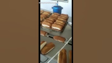Automatic bread horizontal bag form fill seal packaging machine packing video