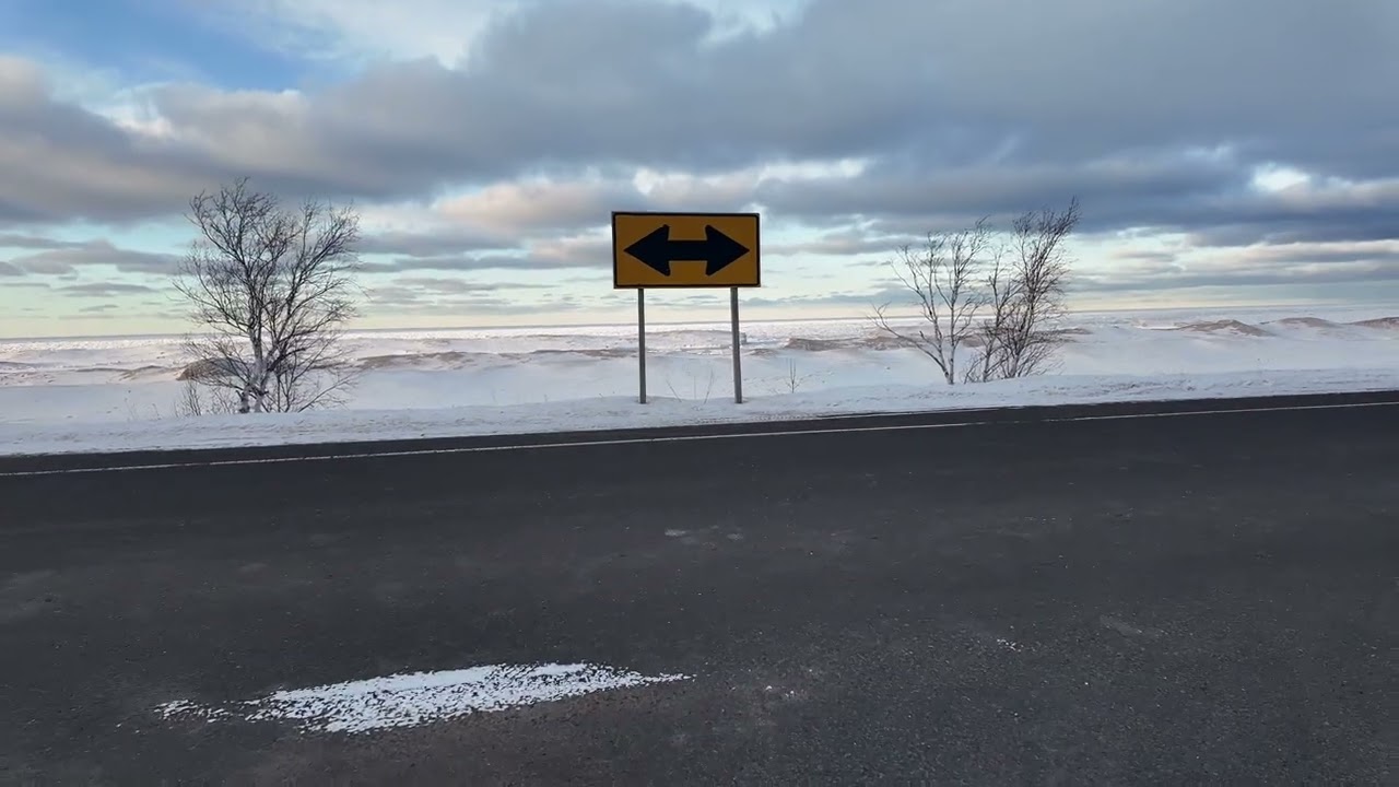 Frozen Shores Of Lake Superior Porcupine Mountains Upper Peninsula Michigan 
