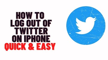 how to log out of twitter on iphone 2024