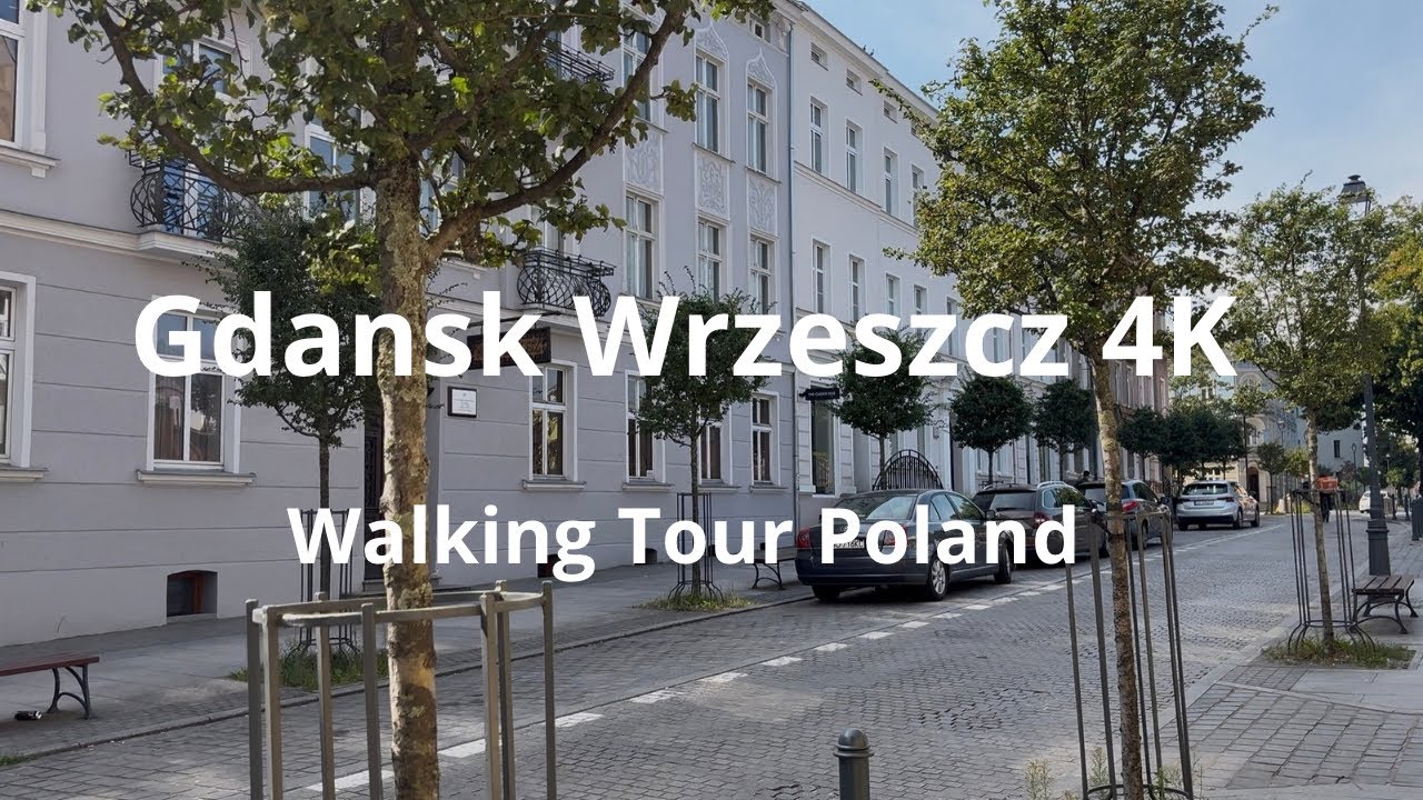 Poland Gdansk  POV Walking Tour in Gdansk Wrzeszcz | Exploring the Streets of a Historic District 4K