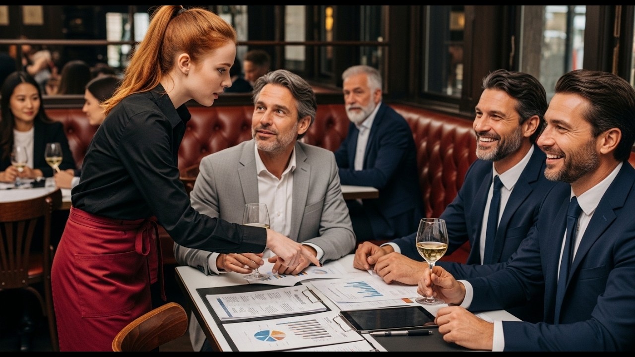 Billionaire Asks Waitress for Financial Advice as a Joke   But Her First Words Leave Him Speechless