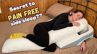 Best Pillow for Side Sleepers? - Medcline Shoulder Relief System Review