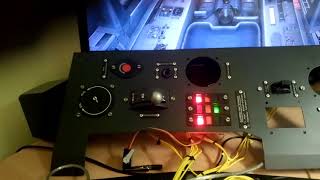 DCS FW190 cockpit - gears/flaps position indicator test