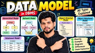 DBMS Lec 6 | Data Models in DBMS Explained| All Types with Real-Life Examples #DBMS #DataModels #SQL