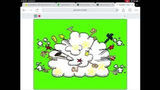 Loud house fight cloud green screen but great