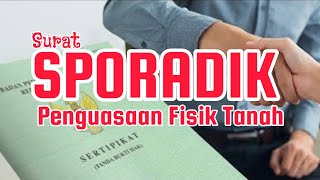 contoh Surat Pernyataan Penguasaan Fisik Bidang Tanah SPORADIK // Blanko BPN