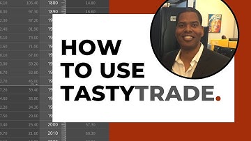 How To Use The tastytrade Platform (tastyworks)