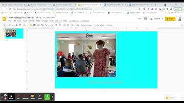 How to create a google slide for the Virtual Art show