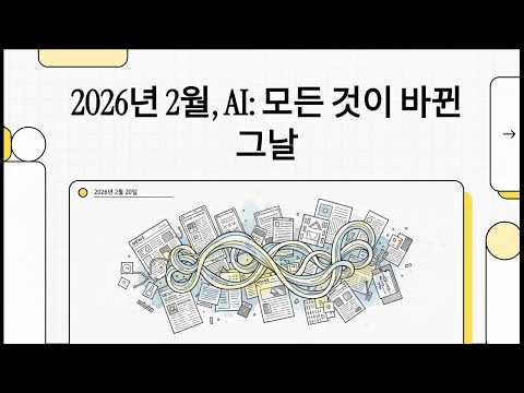 2026년 2월20일, AI  모든 것이 바뀐 그날 - AI 뉴스 브리핑