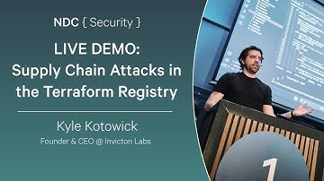 LIVE DEMO: Supply Chain Attacks in the Terraform Registry - Kyle Kotowick - NDC Security 2025