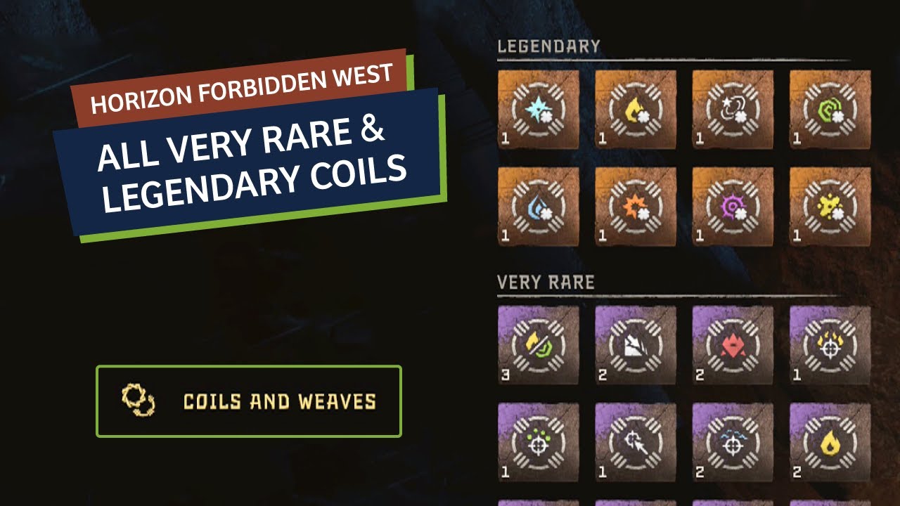 How To COIL EVERY WEAPON!, Horizon Forbidden West