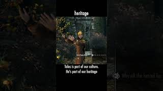heritage — The Elder Scrolls V: Skyrim dialogue scene