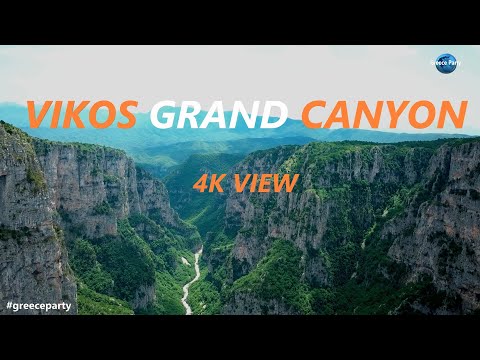 VIKOS CANYON  ΦΑΡΑΓΓΙ ΒΙΚΟΥ 4K X-TREME VIEW BY DRONE