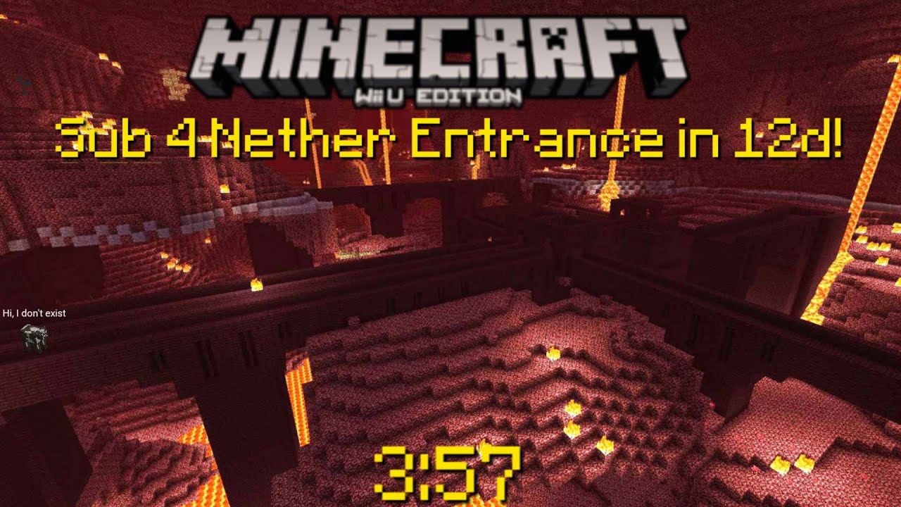 Minecraft LCE - Sub 4 Nether Entrance on 12d! [3:57] - YouTube