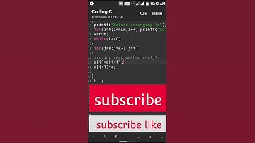 ARRAY in c programming #c #code #program #coding #shorts #array #programming #cprogramming #clang(2)