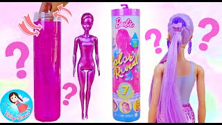 แกะรีวิวบาร์บี้ตัวม่วง Barbie Color Reveal barbie surprise ตุ๊กตาบาร์บี้เซอร์ไพรส์ Fairy Doll TV