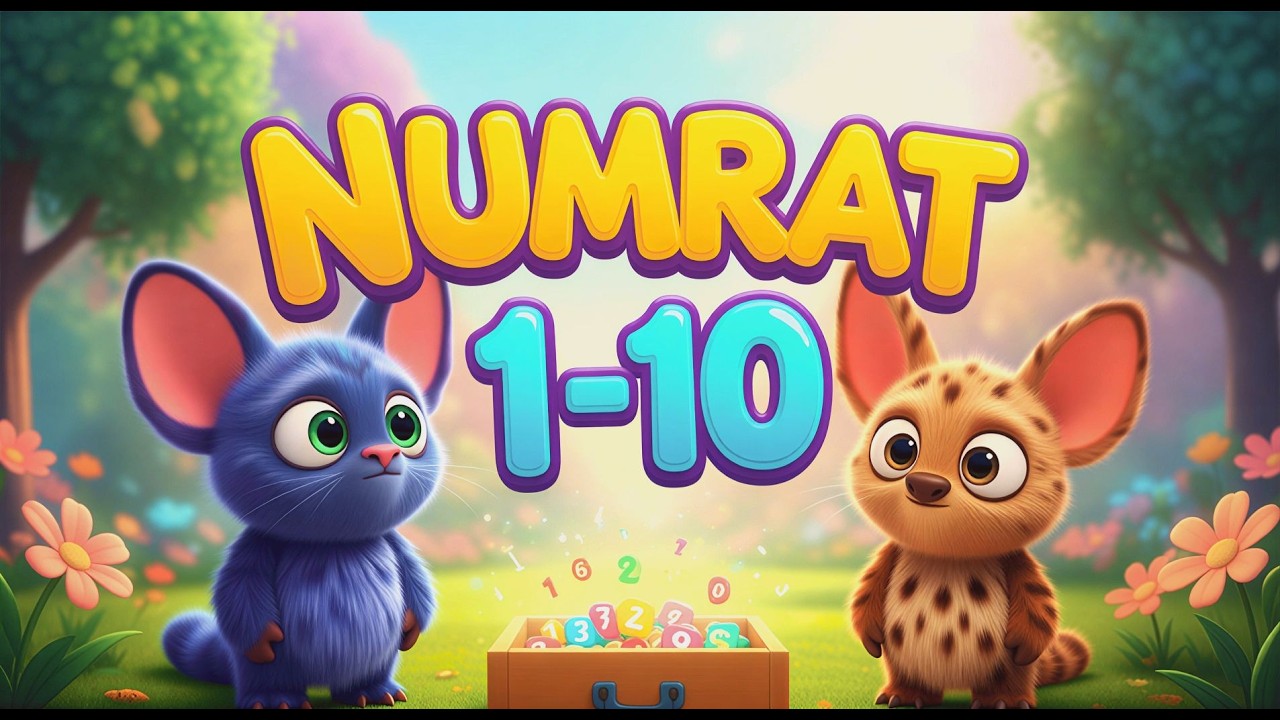 Kënga e Numrave 1–10 🎵 Mëso të Numërosh me Mau & Bubu | Këngë për Fëmijë në Shqip
