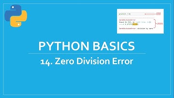 Python Basics: 14. Zero Division Error