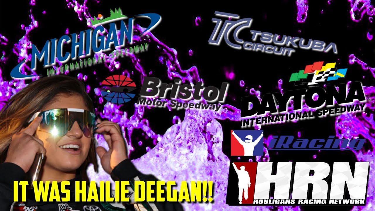 Hailie Deegan Does the Unthinkable: Grape Drink iRacing with HouligansRacingNetwork (Part 1)