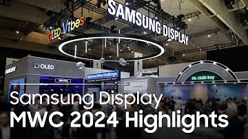 [MWC 2024] ​놀라운 혁신 기술이 가득한 삼성디스플레이 전시 현장 속으로!✨