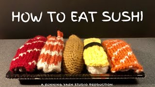 How to eat Nigiri sushi | Stop Motion Animation