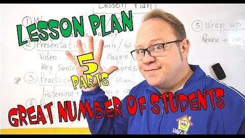 CLASSROOM MANAGEMENT - LESSON PLAN - Great number of students classroom