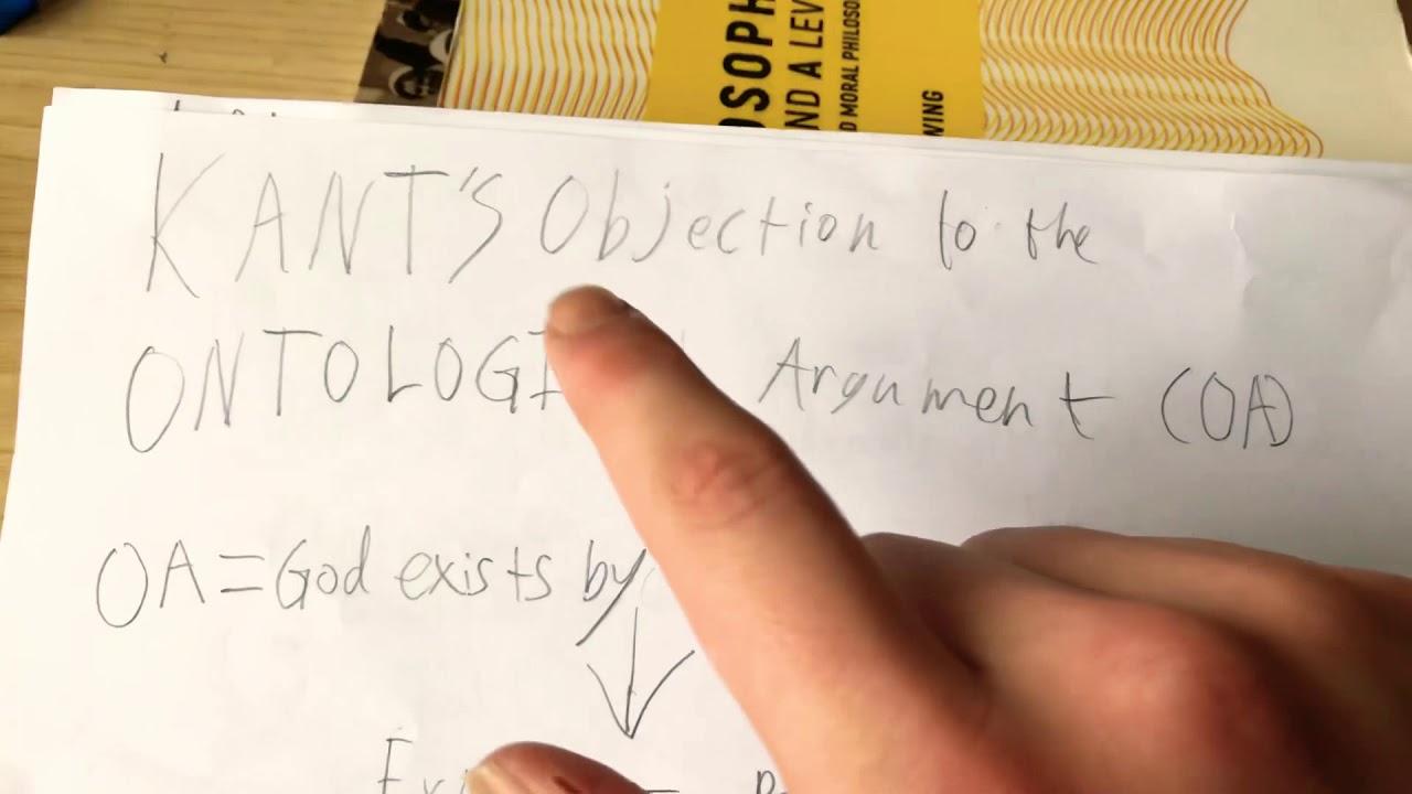 Kant Vs the Ontological Argument