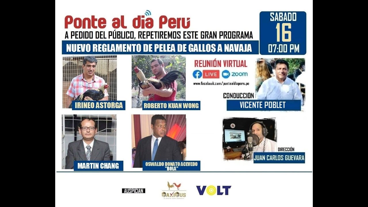 EN VIVO: Historias de Galleros y Gallos