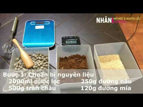 Video Hướng dẫn cách làm sữa tươi trân châu đường đen chuẩn... - youtube