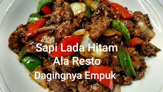 Sapi Lada Hitam -  Tips Dagingnya Tetap Empuk | Black Pepper Beef Recipe | Nael Onion