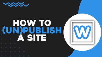 How To Publish or Unpublish a Site in Weebly (Quick Tutorial)