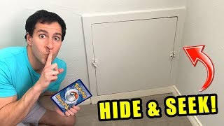 *EXTREME HIDE AND SEEK CHALLENGE AT HOME!* Pokemon Cards Opening!