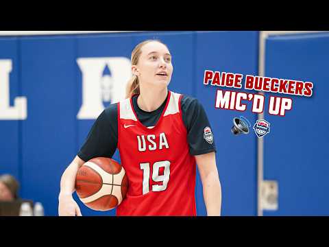 Paige Bueckers in official USA Basketball Young Turnt and Talkative video