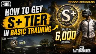 How To get the Highest Tier (S+) in PUBG's NEW Basic Training (2026) #PUBG #ParkerPPK #PUBGxKCNSquad