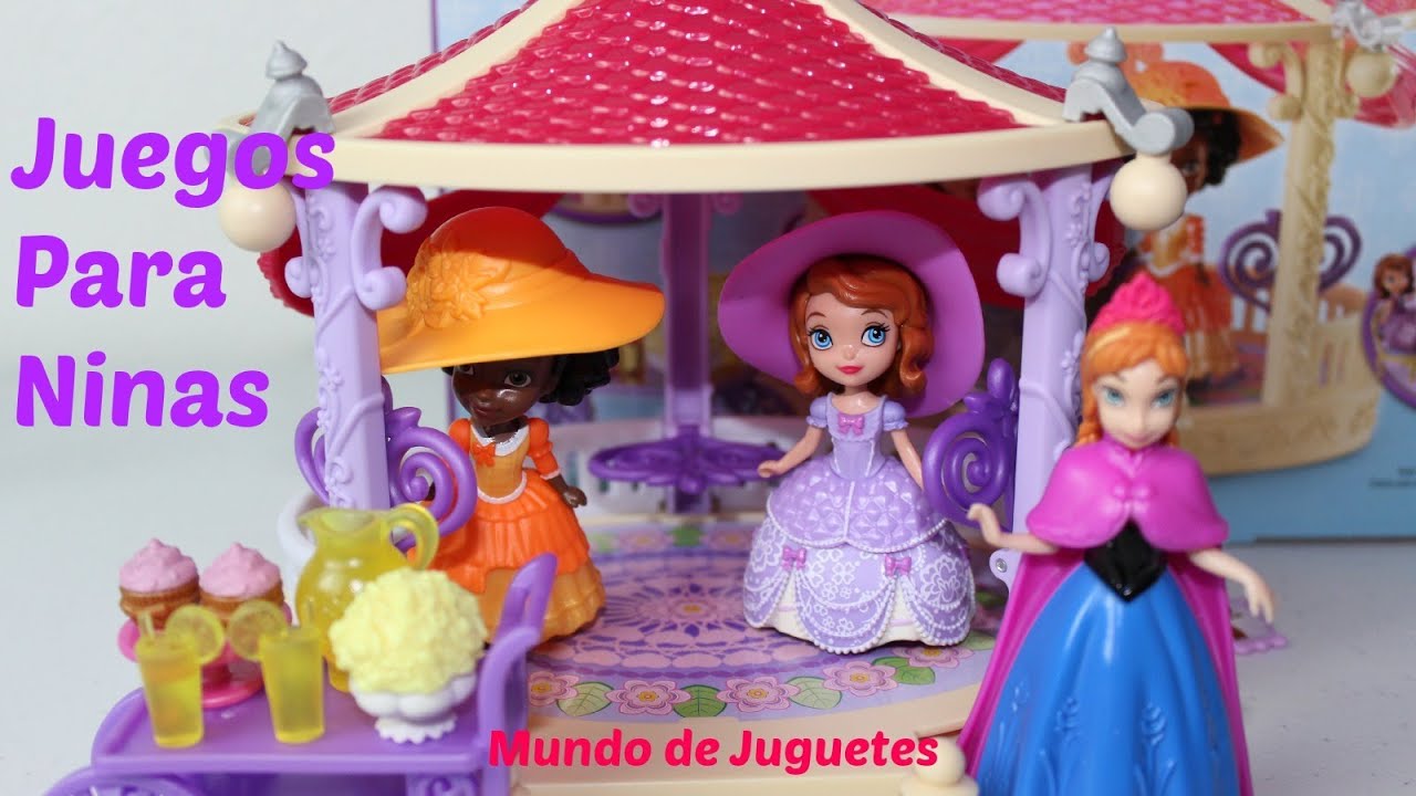 Juguetes de Sofia The First,Jardin Magico con Ana de Frozen y Rubi ...