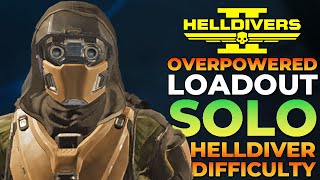 Helldivers 2  The Most Overpowered Loadout For Solo Helldiver Difficulty vs Terminid