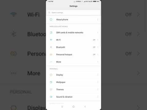Developer option in mi note 5 pro