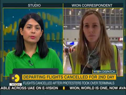 WION Dispatch: Erin Hale, Correspondent on Protest in Hong Kong Airport