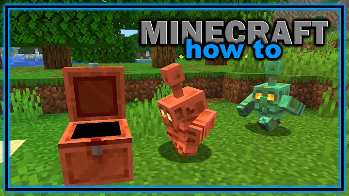 How to Build and Use a Copper Golem | Easy Minecraft Tutorial