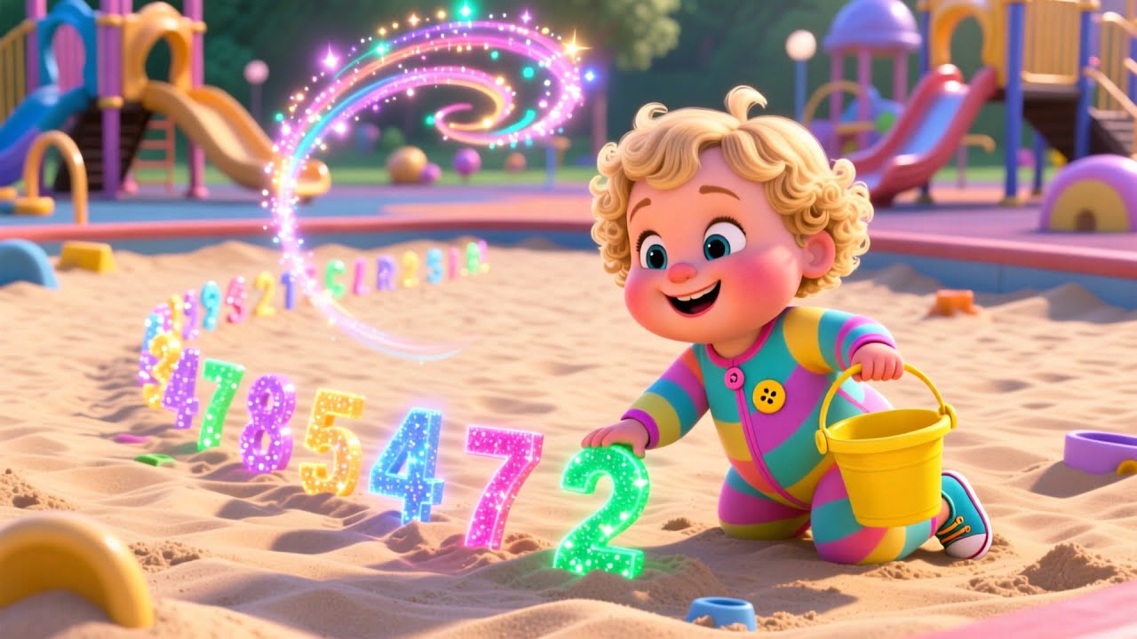 Sandbox Counting 123 Joy 🏖️🔢 Fun Numbers Song | Learn Counting for Kids